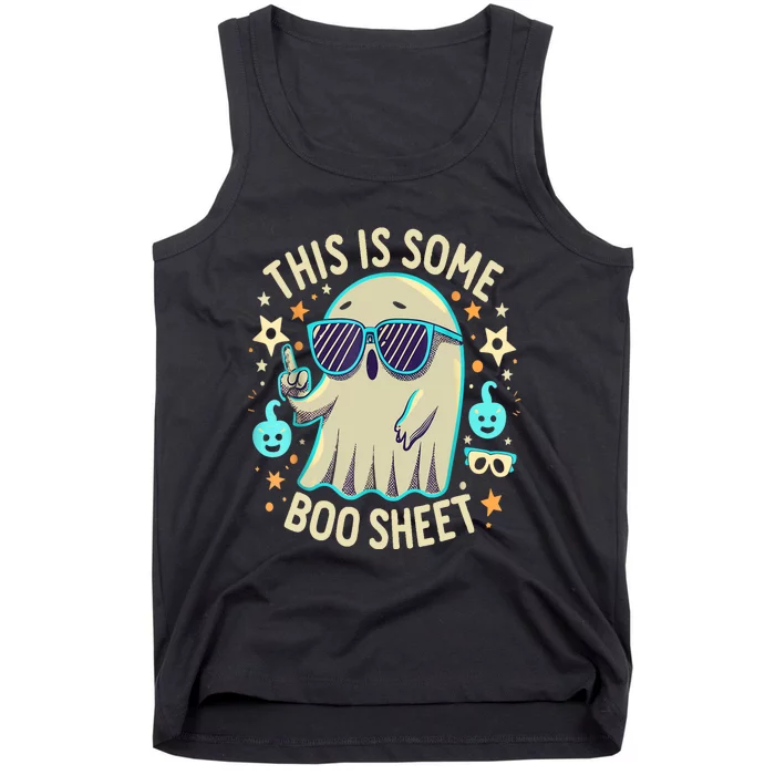 This Is Some Boo Sheet Ghost Halloween Costume Tank Top