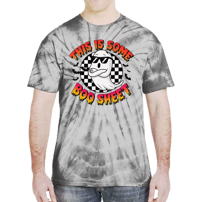 This Is Some Boo Sheet Ghost Halloween Tie-Dye T-Shirt