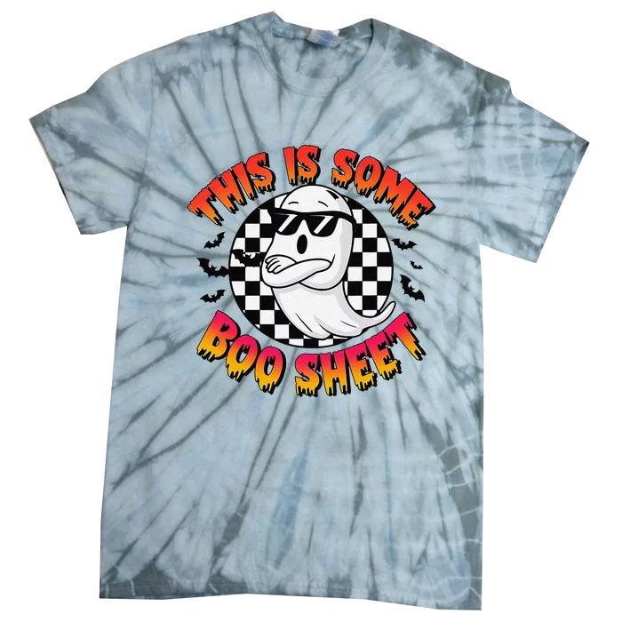 This Is Some Boo Sheet Ghost Halloween Tie-Dye T-Shirt