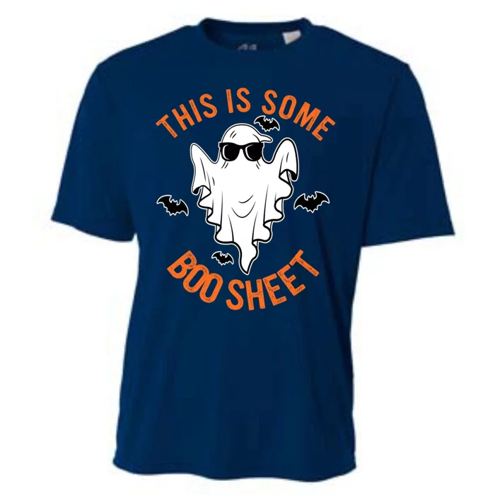 This Is Some Boo Sheet Halloween Costume Cooling Performance Crew T-Shirt