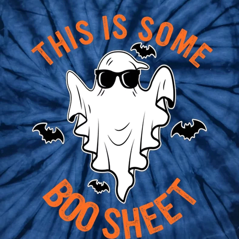 This Is Some Boo Sheet Halloween Costume Tie-Dye T-Shirt