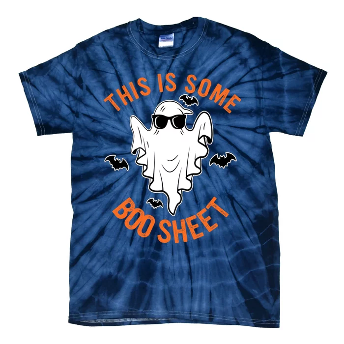 This Is Some Boo Sheet Halloween Costume Tie-Dye T-Shirt