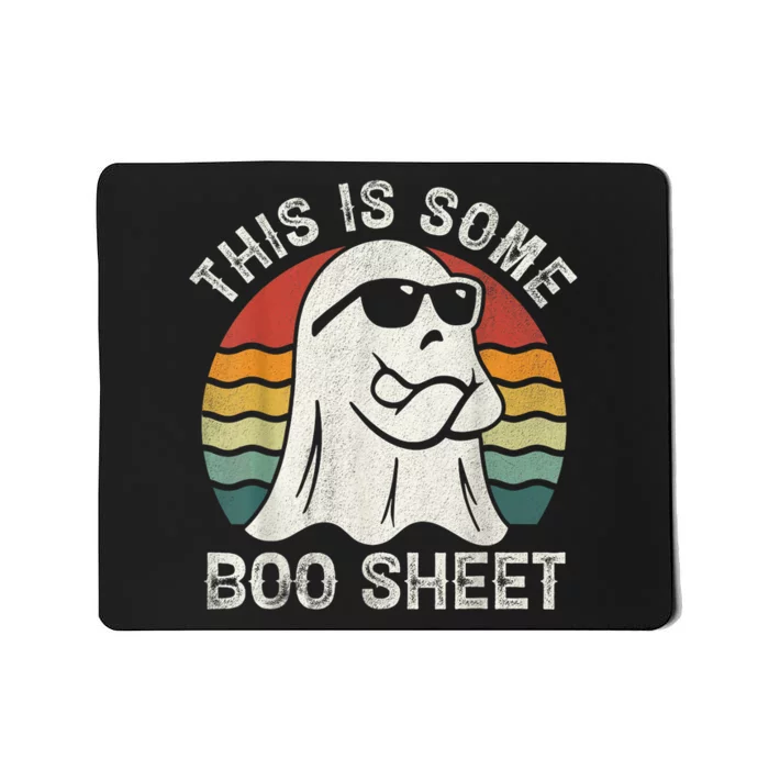 This Is Some Boo Sheet Cool Ghost Funny Halloween Costume Mousepad