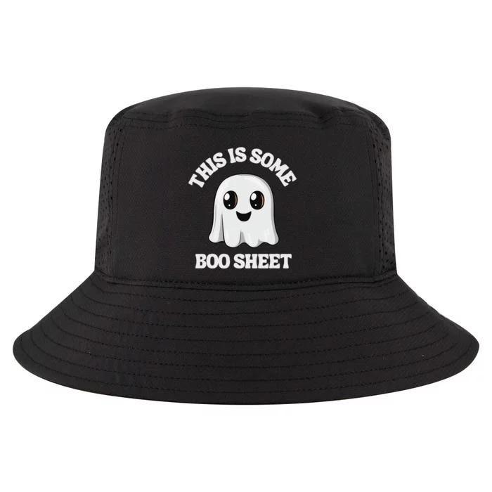 This Is Some Boo Sheet Ghost Retro Cute Halloween Cool Comfort Performance Bucket Hat