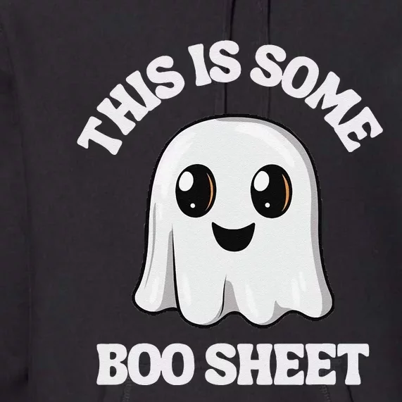 This Is Some Boo Sheet Ghost Retro Cute Halloween Premium Hoodie