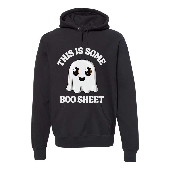 This Is Some Boo Sheet Ghost Retro Cute Halloween Premium Hoodie