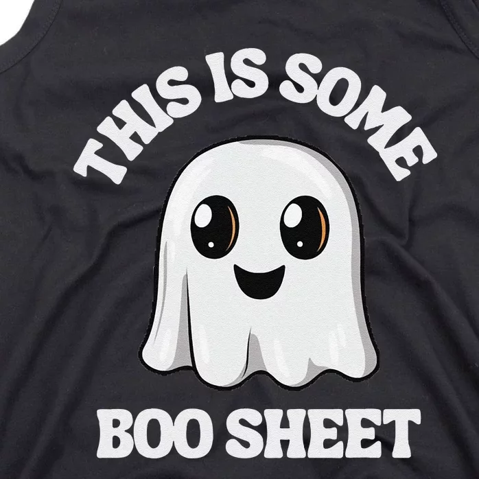 This Is Some Boo Sheet Ghost Retro Cute Halloween Tank Top