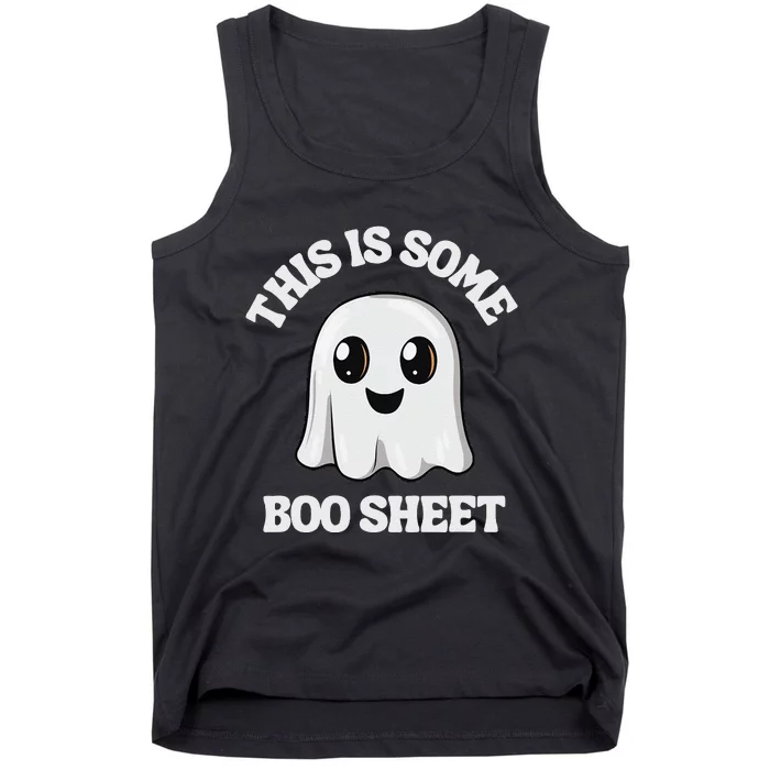 This Is Some Boo Sheet Ghost Retro Cute Halloween Tank Top