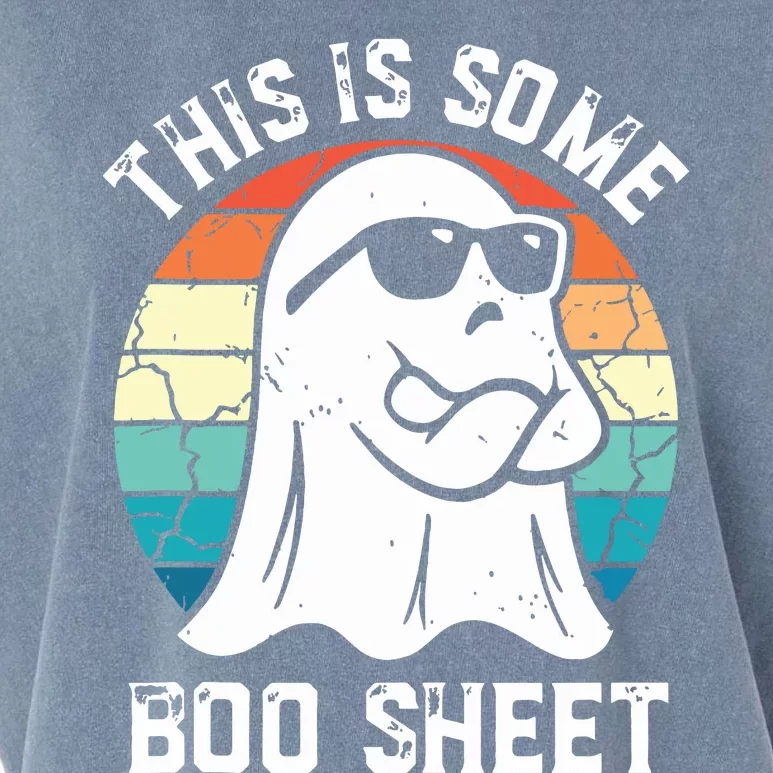 This Is Some Boo Sheet Halloween Ghost Funny Gifts Garment-Dyed Women's Muscle Tee