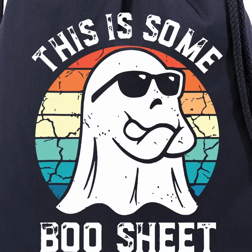 This Is Some Boo Sheet Halloween Ghost Funny Gifts Drawstring Bag