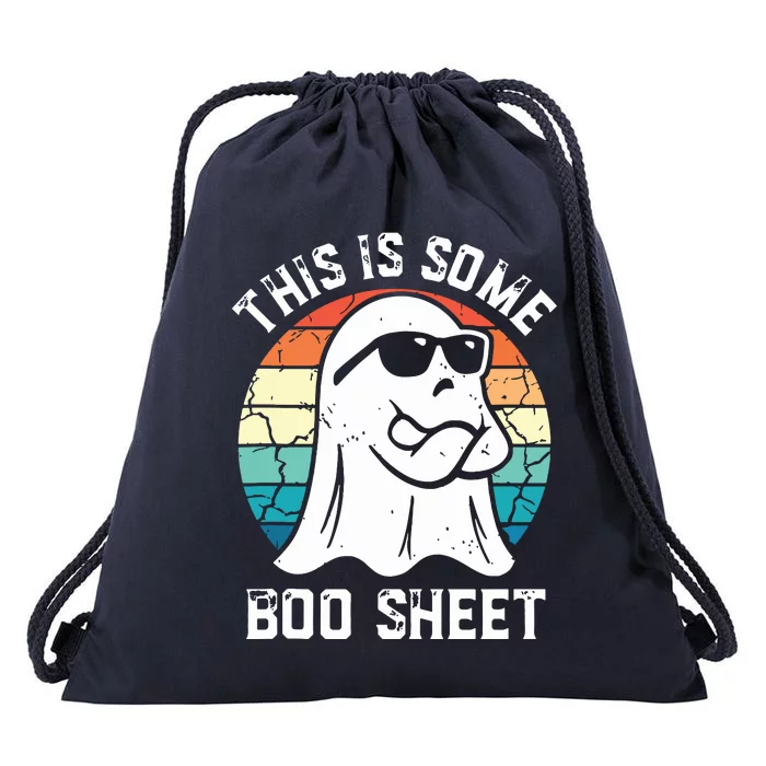 This Is Some Boo Sheet Halloween Ghost Funny Gifts Drawstring Bag