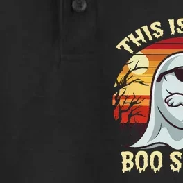 This Is Some Boo Sheet Ghost Retro Halloween Funny Halloween Dry Zone Grid Performance Polo