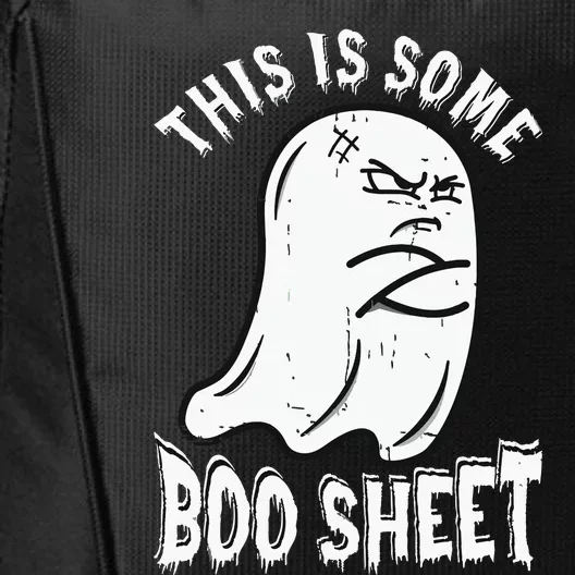 This Is Some Boo Sheet Halloween Ghost Funny City Backpack