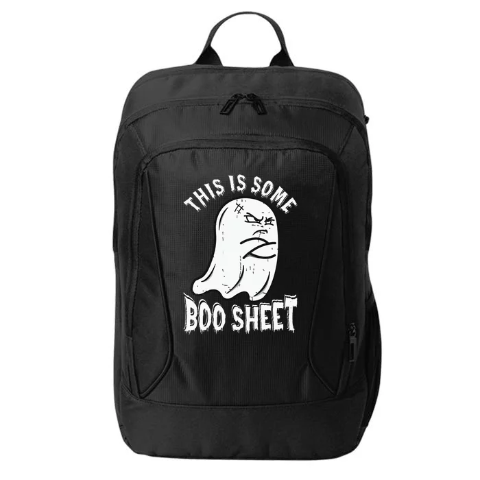 This Is Some Boo Sheet Halloween Ghost Funny City Backpack