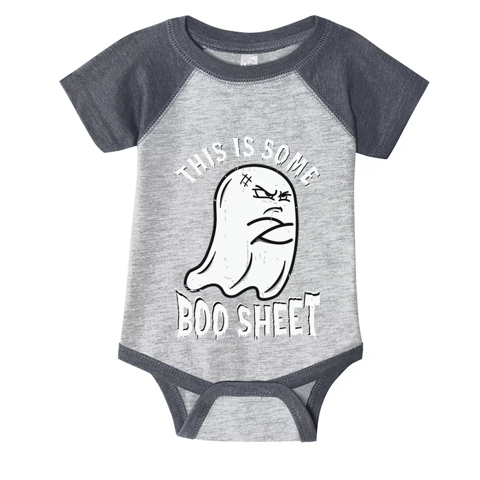 This Is Some Boo Sheet Halloween Ghost Funny Infant Baby Jersey Bodysuit