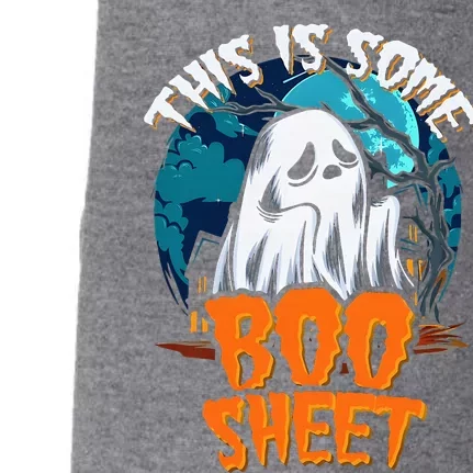 This Is Some Boo Sheet Ghost Halloween Costume Doggie 3-End Fleece Hoodie