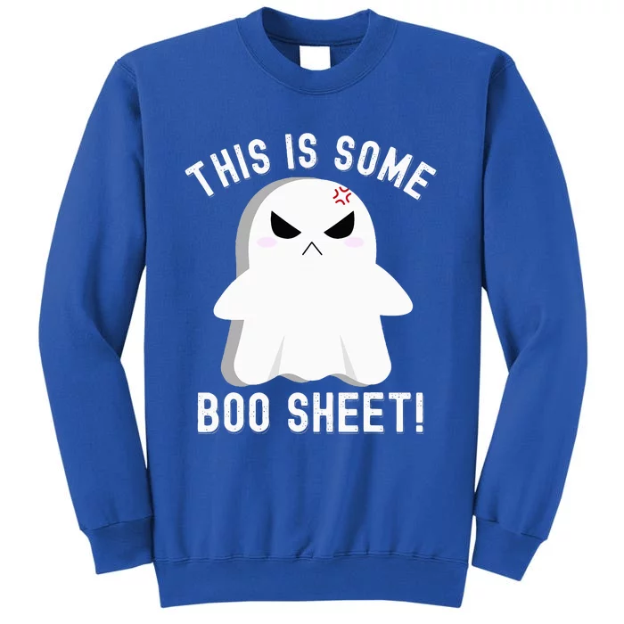 This Is Some Boo Sheet Halloween Ghost Costume Tall Sweatshirt