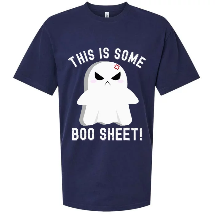 This Is Some Boo Sheet Halloween Ghost Costume Sueded Cloud Jersey T-Shirt