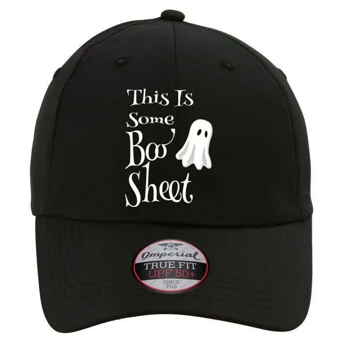 This Is Some Boo Sheet Funny Halloween Pun Design Ghost Gift The Original Performance Cap