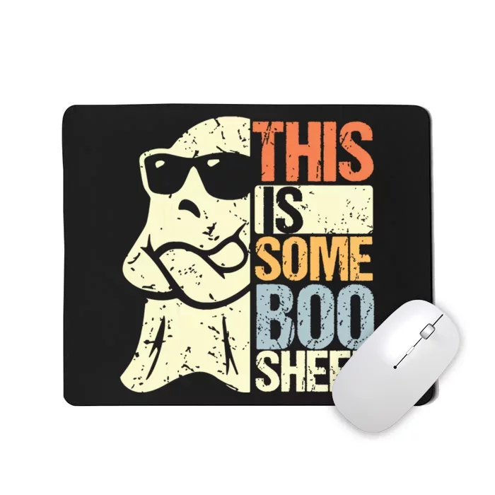 This Is Some Boo Sheet Ghost Retro Halloween Costume Mousepad