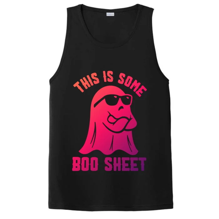 This Is Some Boo Sheet Halloween Ghost Funny Gift Gift Performance Tank