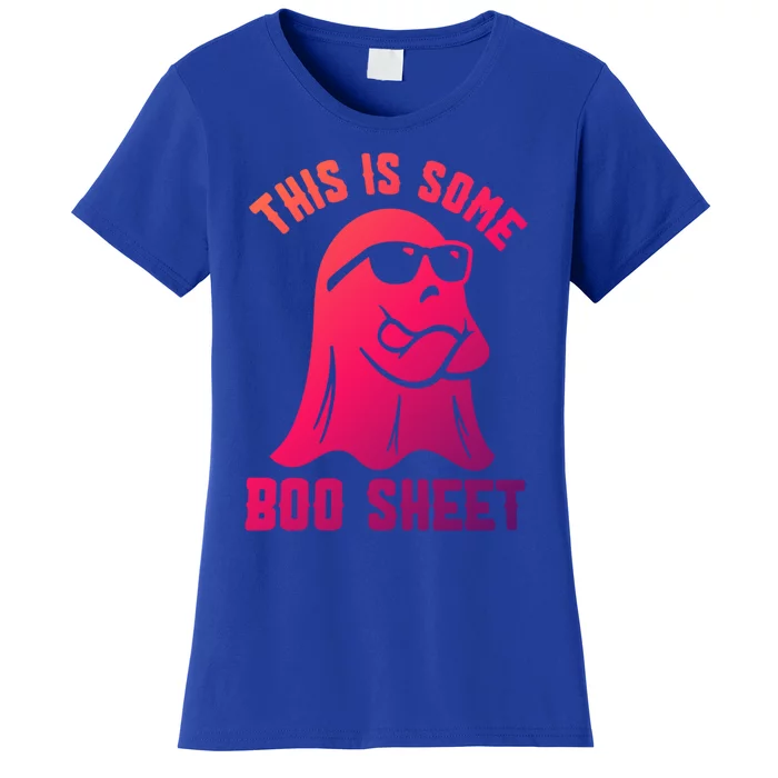 This Is Some Boo Sheet Halloween Ghost Funny Gift Gift Women's T-Shirt