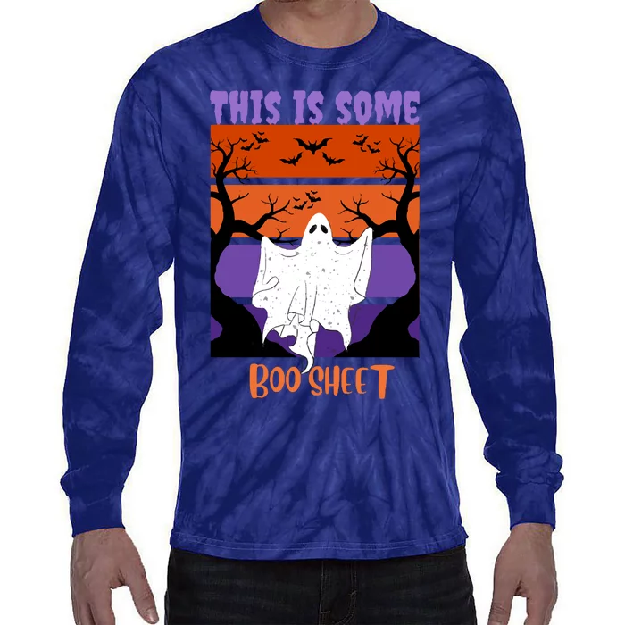 This Is Some Boo Sheet Tie-Dye Long Sleeve Shirt