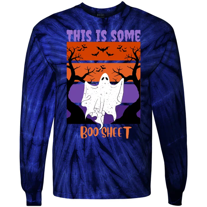 This Is Some Boo Sheet Tie-Dye Long Sleeve Shirt