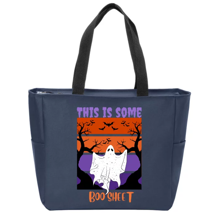 This Is Some Boo Sheet Zip Tote Bag