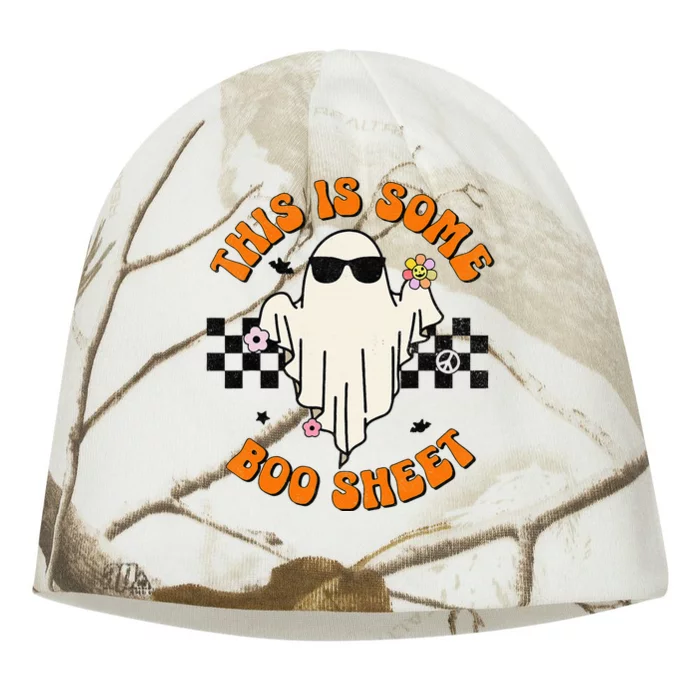 This Is Some Boo Sheet Halloween Ghost Funny Gift Kati - Camo Knit Beanie