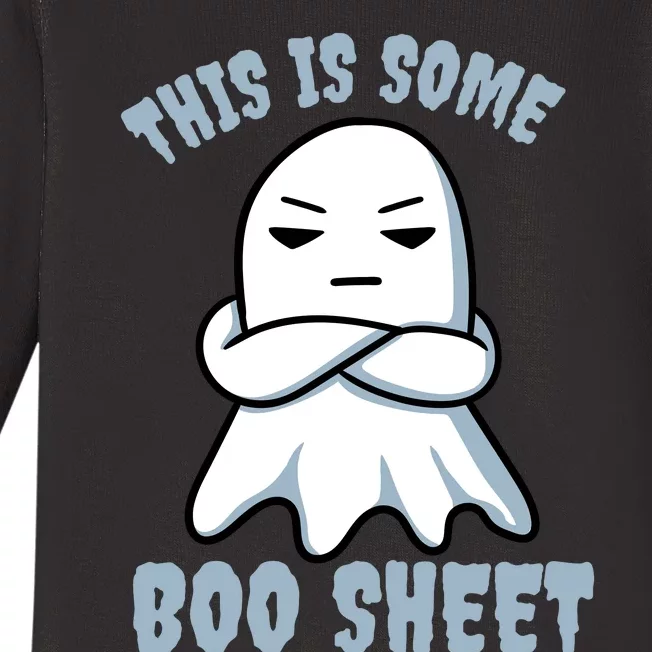 This Is Some Boo Sheet Baby Long Sleeve Bodysuit