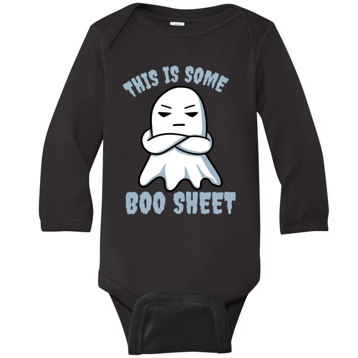 This Is Some Boo Sheet Baby Long Sleeve Bodysuit