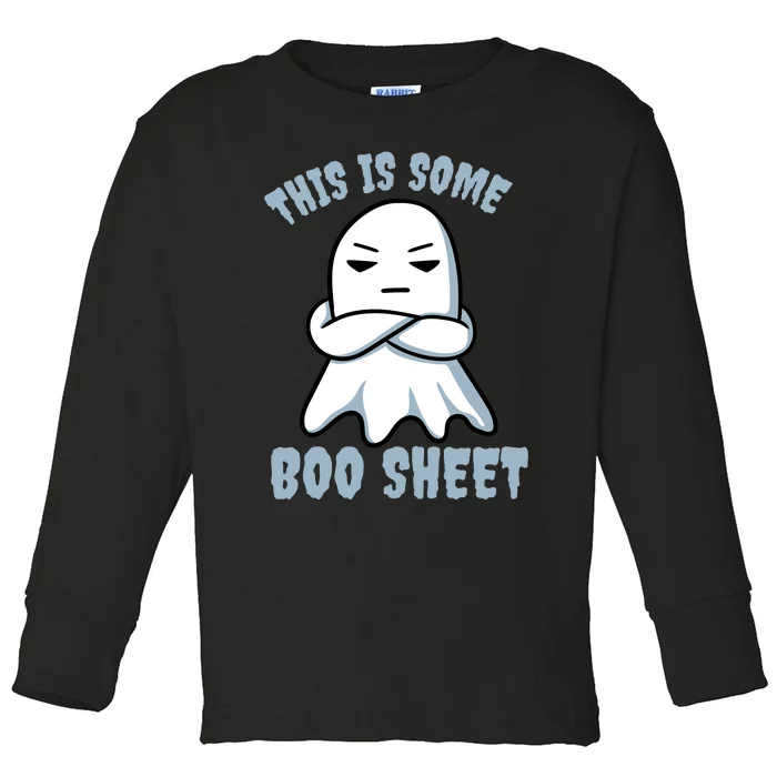 This Is Some Boo Sheet Toddler Long Sleeve Shirt