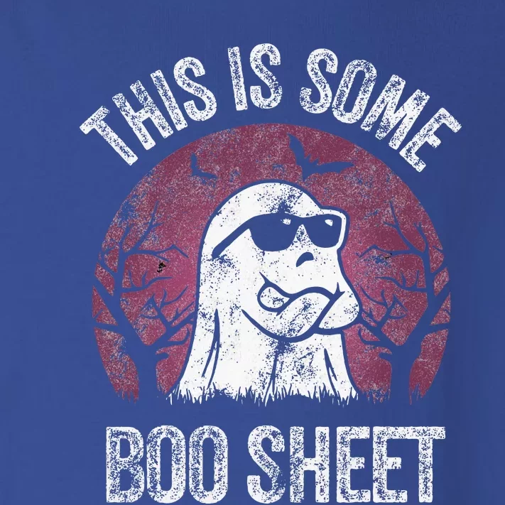 This Is Some Boo Sheet Ghost Halloween Costume Toddler Long Sleeve Shirt