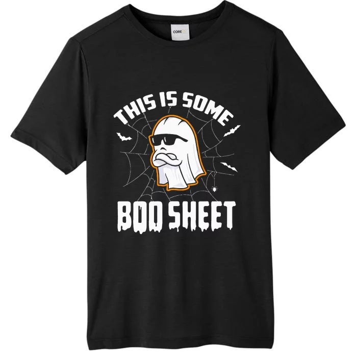 This Is Some Boo Sheet Funny Halloween Ghost Costume ChromaSoft Performance T-Shirt