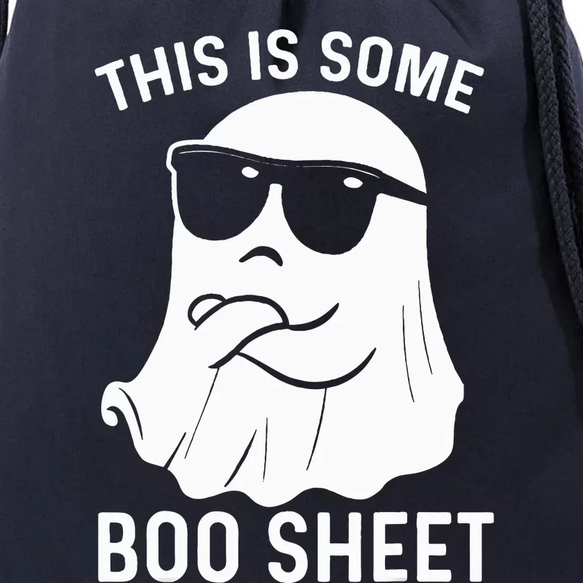 This Is Some Boo Sheet Ghost Halloween Costume Drawstring Bag