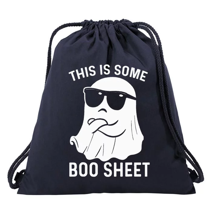 This Is Some Boo Sheet Ghost Halloween Costume Drawstring Bag