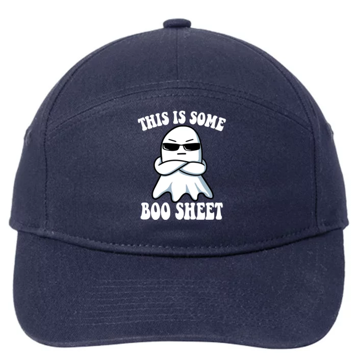 This Is Some Boo Sheet Funny Ghost 7-Panel Snapback Hat