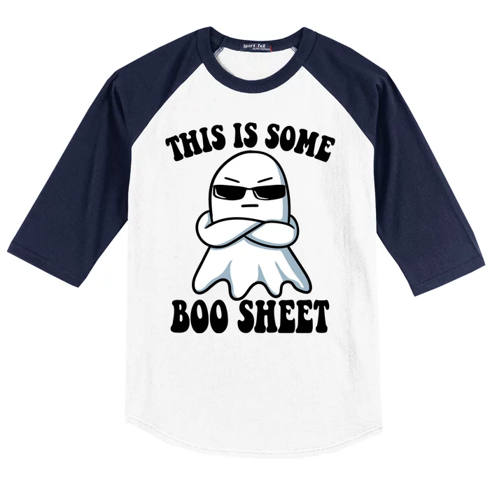 This Is Some Boo Sheet Funny Ghost Baseball Sleeve Shirt