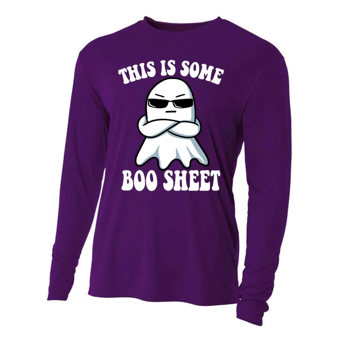 This Is Some Boo Sheet Funny Ghost Cooling Performance Long Sleeve Crew