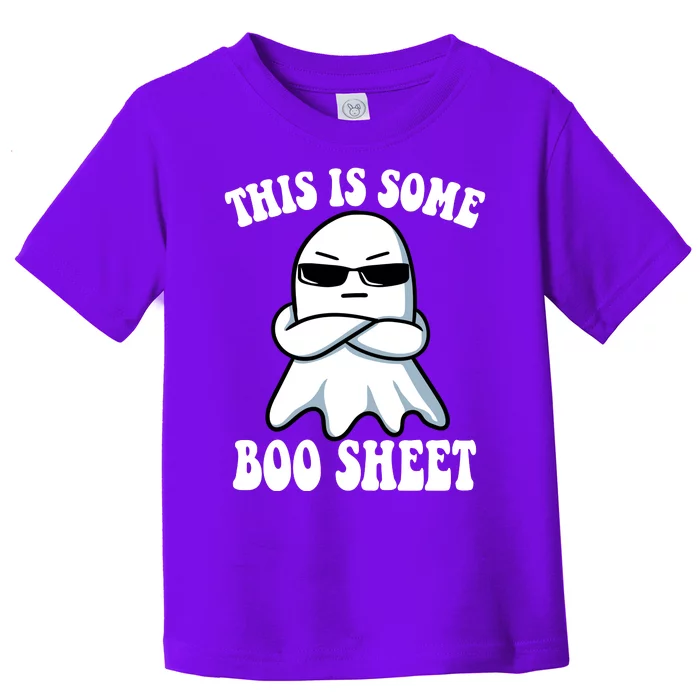 This Is Some Boo Sheet Funny Ghost Toddler T-Shirt