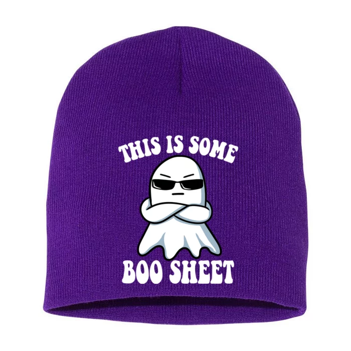 This Is Some Boo Sheet Funny Ghost Short Acrylic Beanie