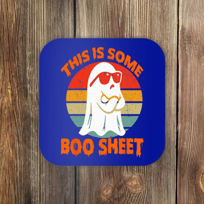 This Is Some Boo Sheet Halloween Ghost Funny Coaster