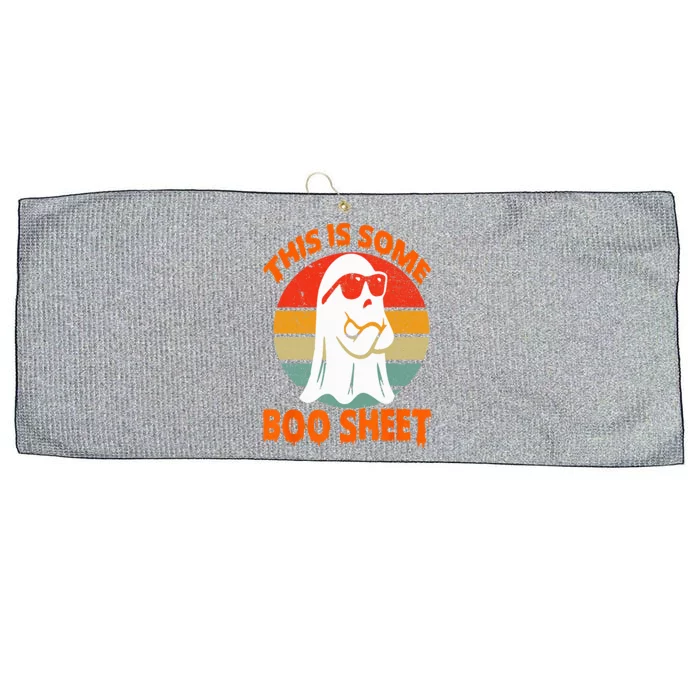 This Is Some Boo Sheet Halloween Ghost Funny Large Microfiber Waffle Golf Towel