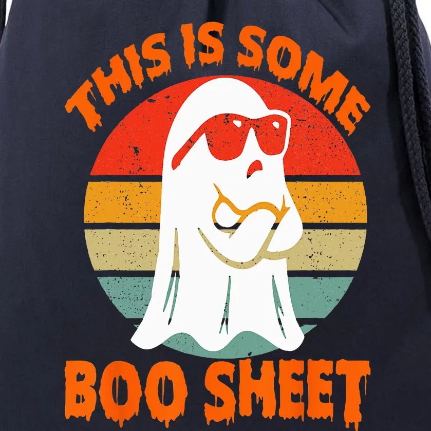 This Is Some Boo Sheet Halloween Ghost Funny Drawstring Bag