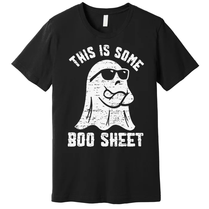 This Is Some Boo Sheet Halloween Ghost Funny Premium T-Shirt