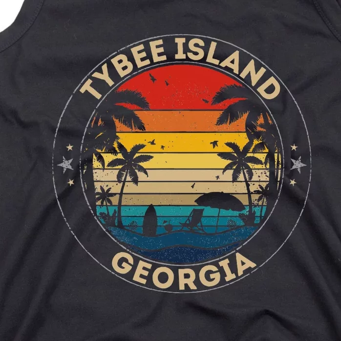 Tybee Island Souvenir Georgia Reminder Tank Top