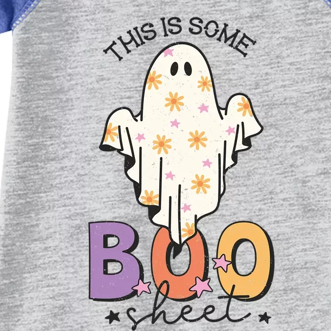 This Is Some Boo Sheet Cute Ghost Funny Halloween Costume Gift Infant Baby Jersey Bodysuit