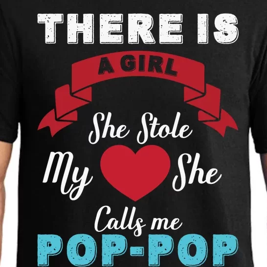 There Is She Stole My She Calls Me Pop Pop Pajama Set