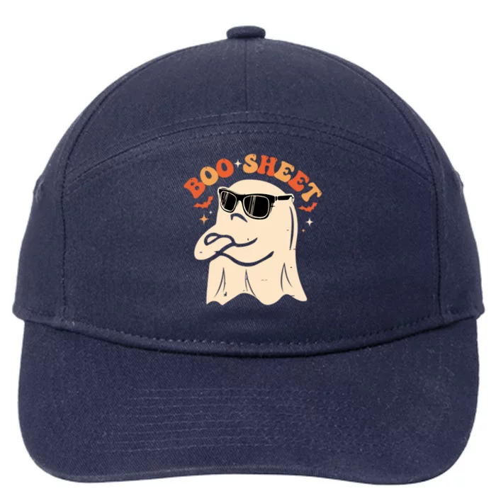 This Is Some Boo Sheet Funny Halloween Ghost Meaningful Gift 7-Panel Snapback Hat